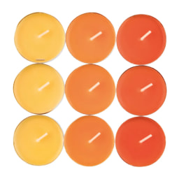 Orange Scented Tealights - 18 Pack