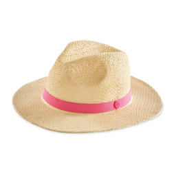 Adult's Pink Ribbon Beach Hat