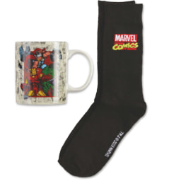 Marvel Mug & Sock Set