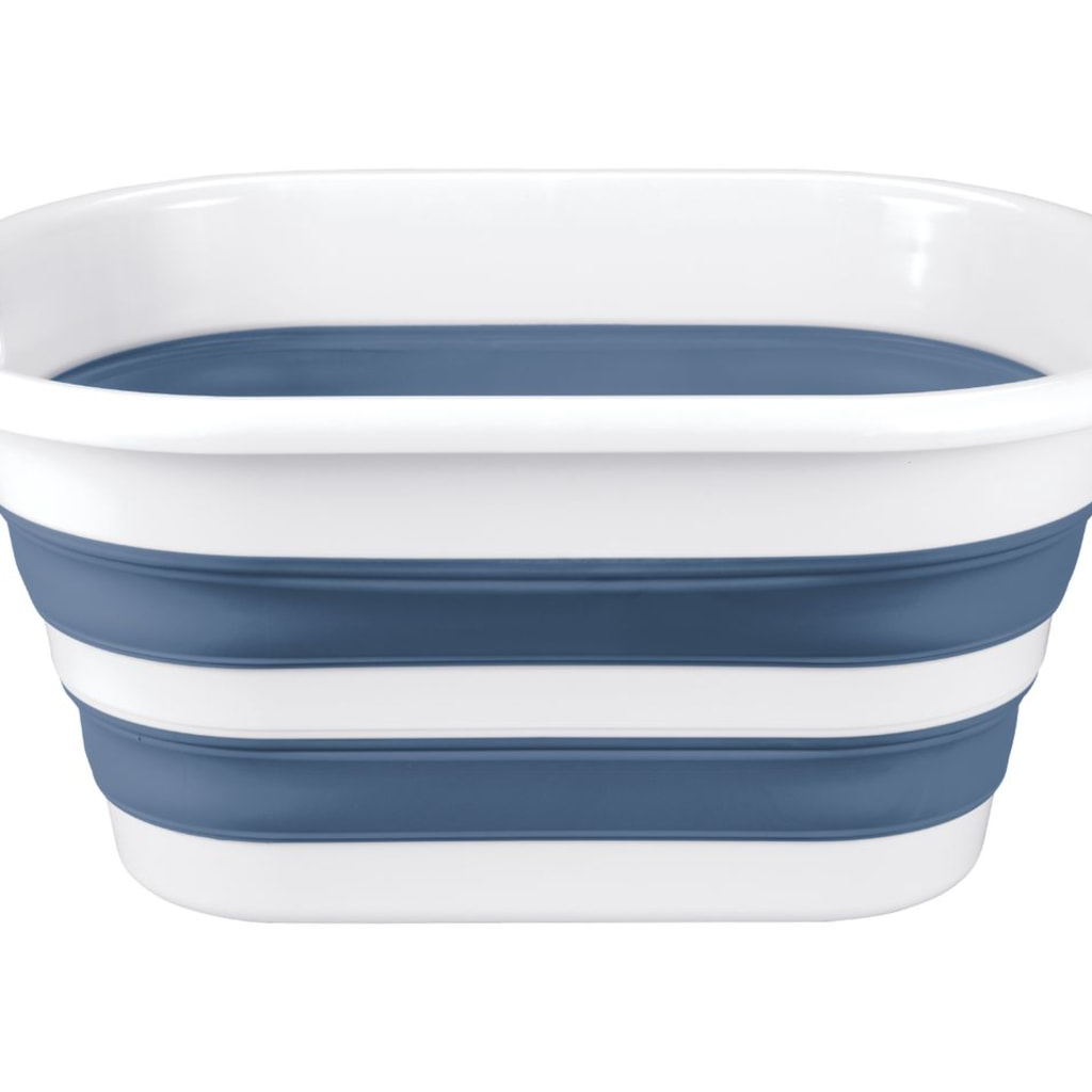 W5 - Blue Collapsible Laundry Basket