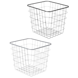 Wire File Storage Basket