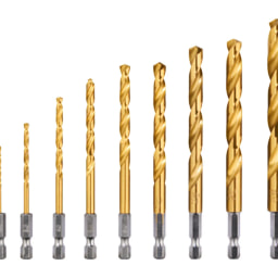 HSS Twist Hex Drill Bit Set - 9 Pieces