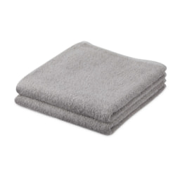 Grey Hand Towels 2 Pack