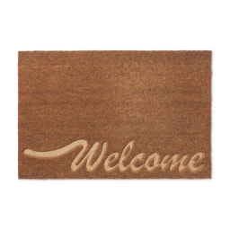 Large Welcome Coir Utility Mat
