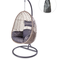 Gardenline Hanging Egg Chair & Cover
