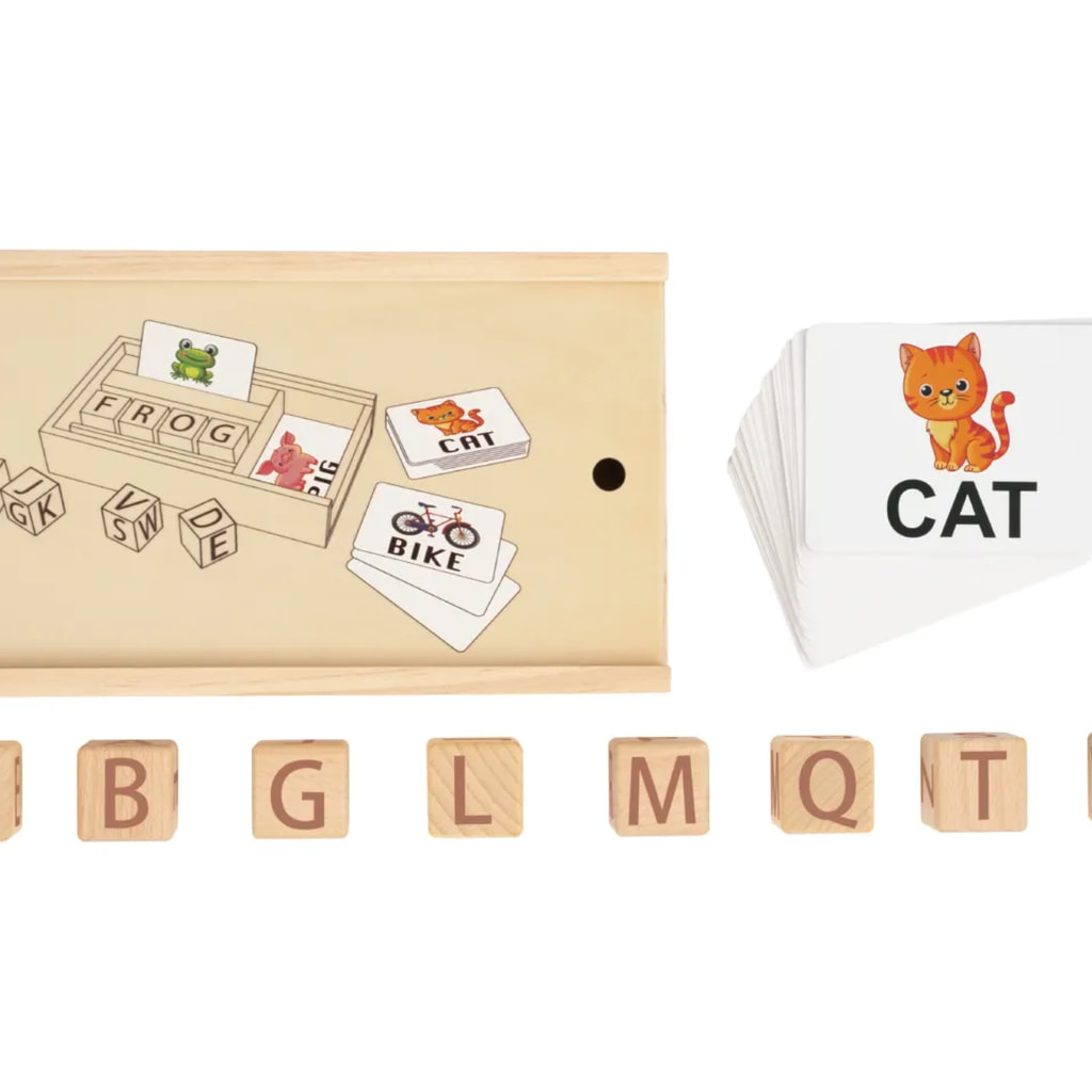 Letter Cube Game - 39 Pieces
