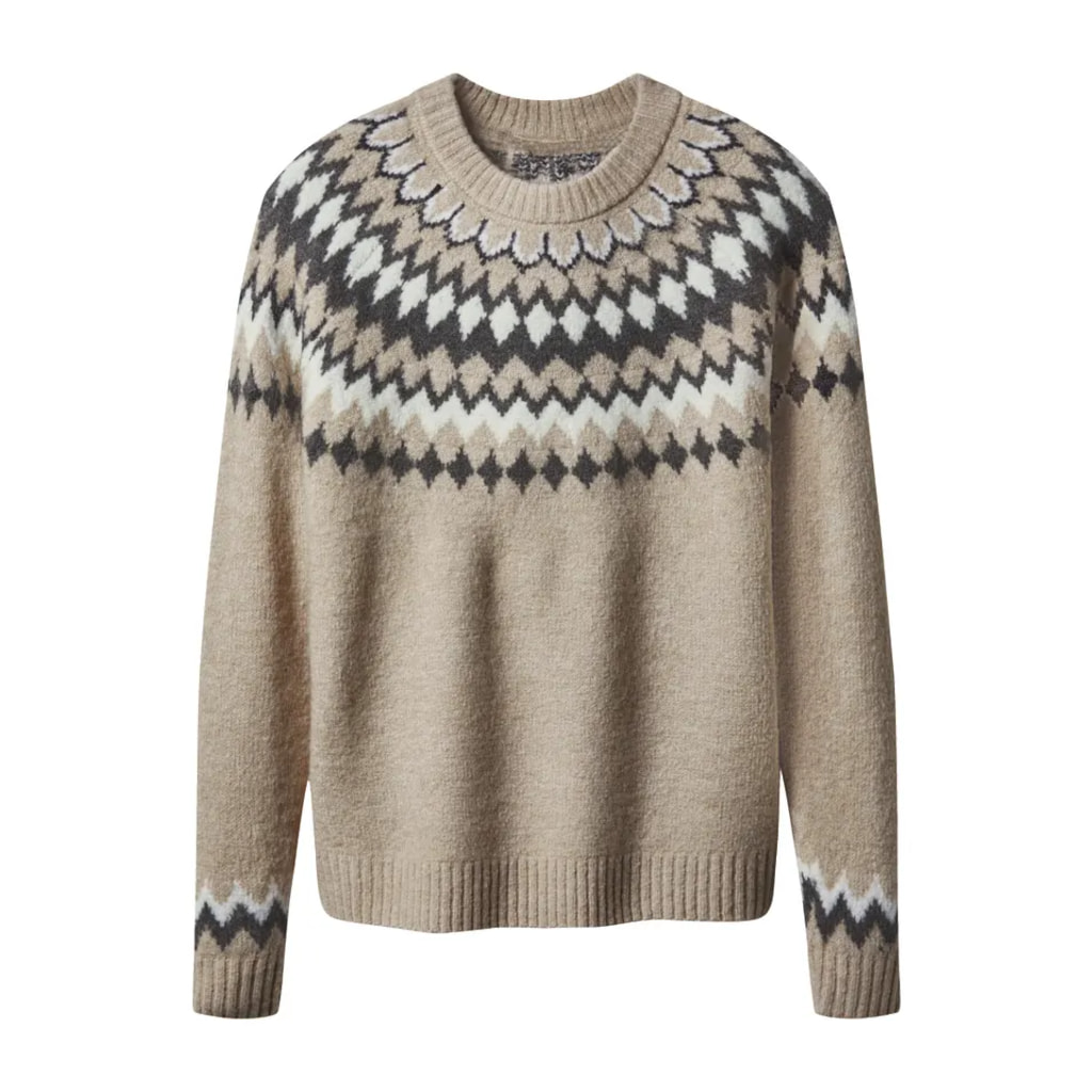 Ladies’ Beige Chunky Knit Jumper