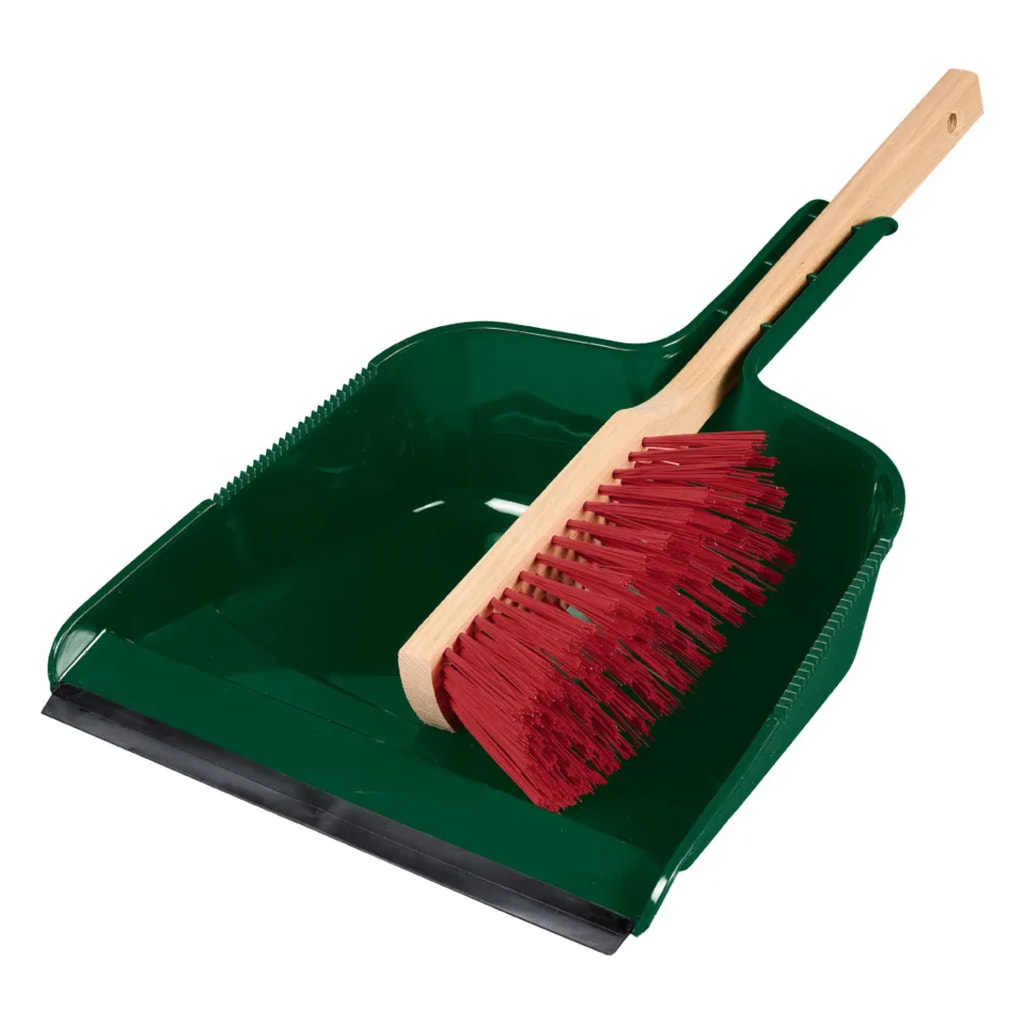Outdoor Dustpan and Brush - 2 Piece Set