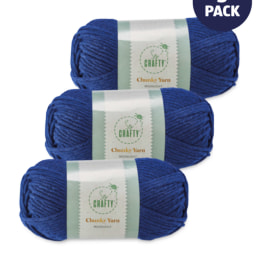 Midnight Chunky Yarn 3 Pack