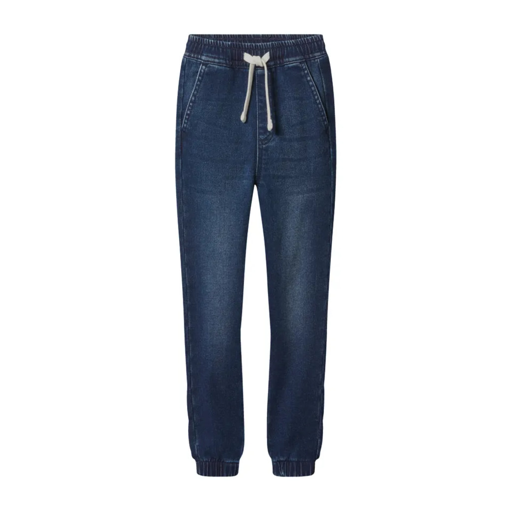 Kids’ Dark Blue Denim Joggers