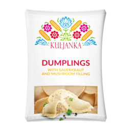 Kuljanka Dumplings with Sauerkraut and Mushroom Filling