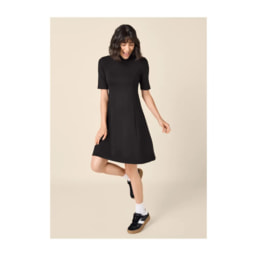 Ladies’ Black Knitted Dress