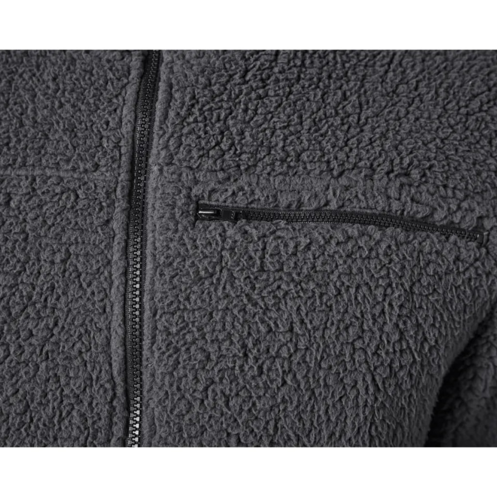 Men’s Grey Teddy Fleece Jacket