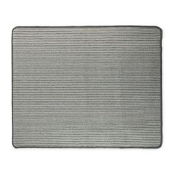 Grey Stripe Washable Utility Mat