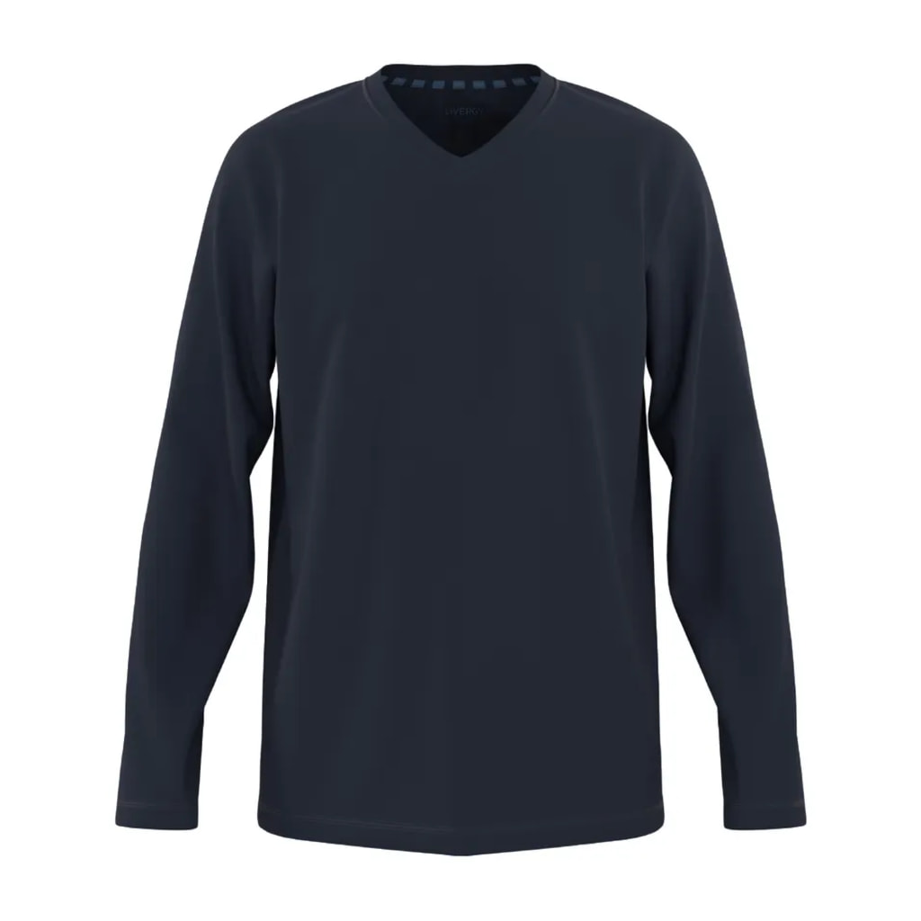 Men’s Navy Pure Cotton Pyjamas