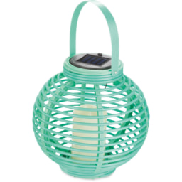 Green Solar Coloured Globe Lantern