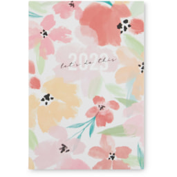 Script Floral A5 Diary