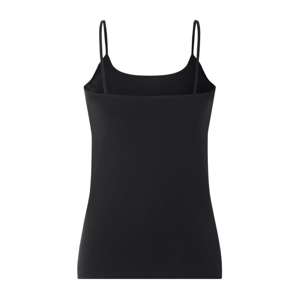 Ladies’ Black Vest Tops - 3 Pack