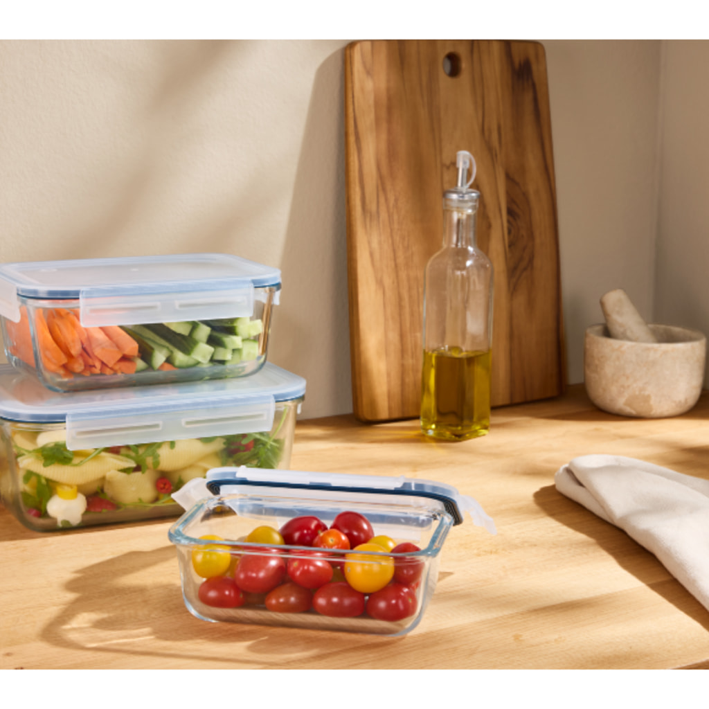 SILVERCREST - Glass Food Storage Containers - 3 Pieces