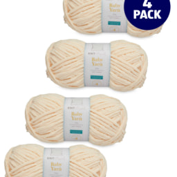 Soft Peach Baby Yarn 4 Pack