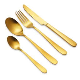 Duna Gold Antique Cutlery Set