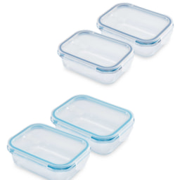 Glass Storage Dishes 2 Pack
