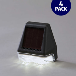 Solar Wall and Fence Light 4 Pack