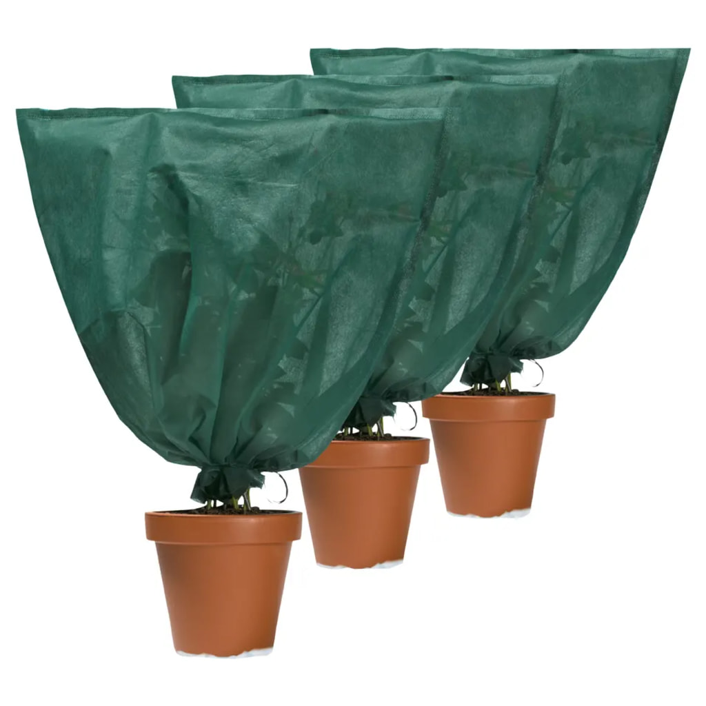 Green Shrub Protection Jackets - 3 Pack