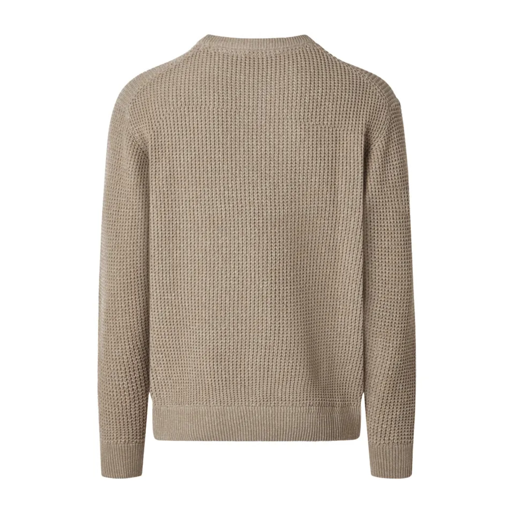 Men’s Beige Fine Knit Jumper