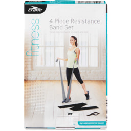 Crane Fitness 4 Resistance Band Set
