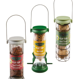 Flip Top Filled Bird Feeder