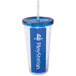 PlayStation Cup with Straw