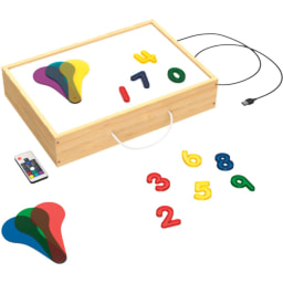 Playtive Montessori Wooden Light Box - 18 Pieces