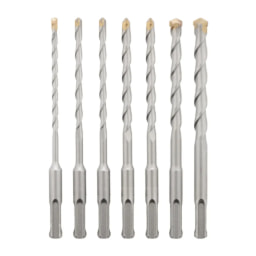 SDS-Plus Hammer Drill Bits - 7 Pieces