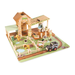 Little Town Wooden Zoo