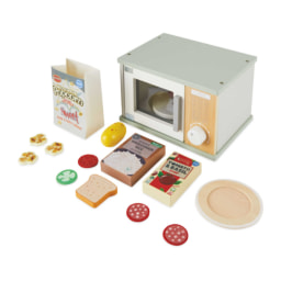 Little Town Wooden Microwave Set