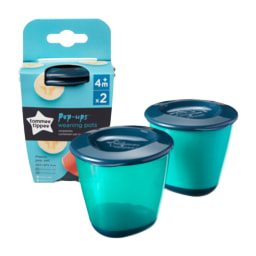 Tommee Tippee Pop-Up Weaning Pots - 2 pack