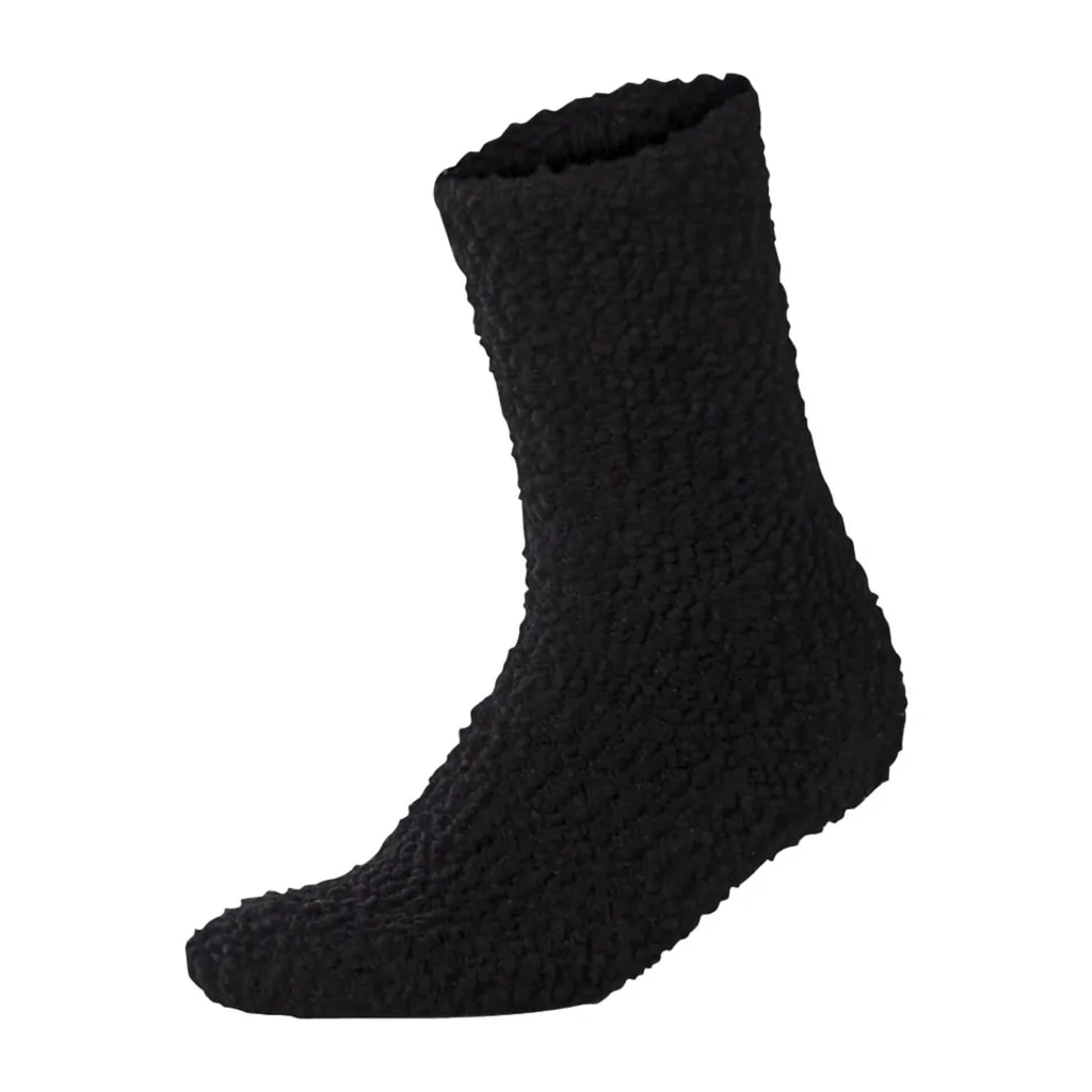 Ladies’ Black Fluffy Socks - 2 Pairs
