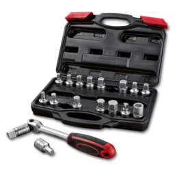 PARKSIDE Drain Plug Key Set - 18-piece set