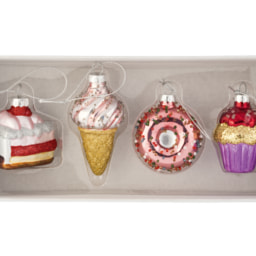 LIVARNO - Christmas Tree Decorations - 4 Pack