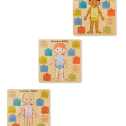 Wooden Get To Know Your Body Puzzle