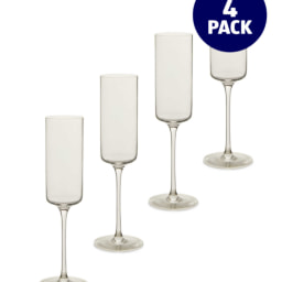 Modern Champagne Glasses 4 Pack