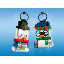 LEGO Snowman Ornaments