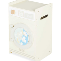 Cream Wooden Washing Machine