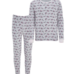 Lily & Dan Grey Hearts Pyjamas