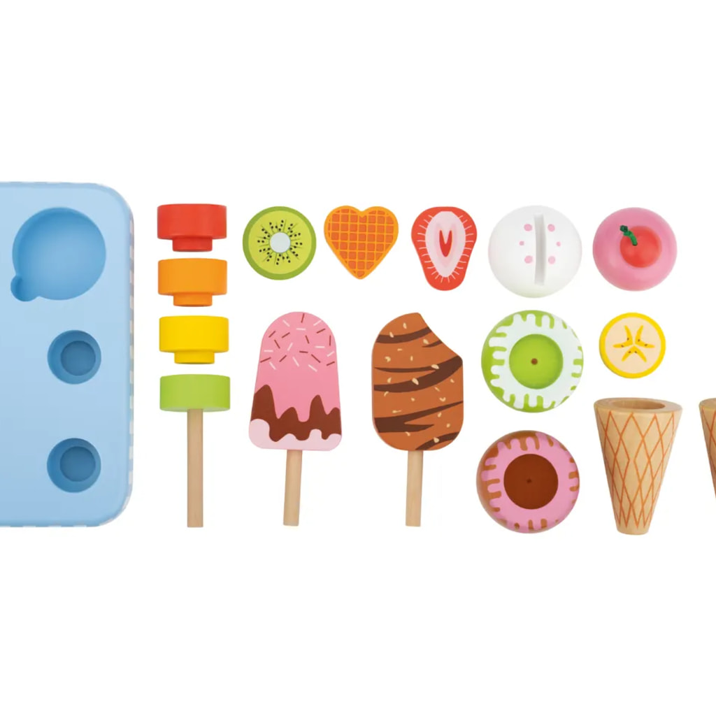 Ice Cream Play Set - 17 Pieces