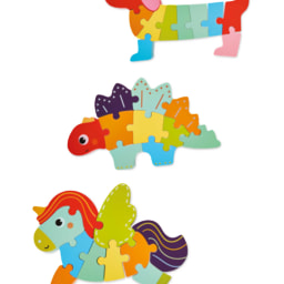 Little Town Wooden Animal Puzzle