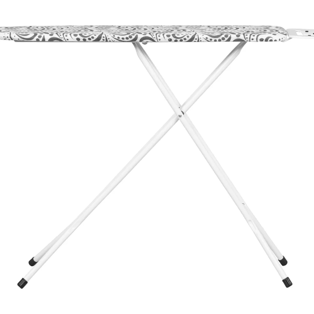 Ironing Board With Grey & White Patterned Cover