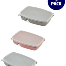 3 Compartment Meal Container