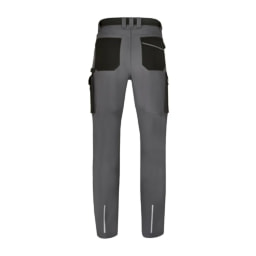 Men’s Grey Stretch Work Trousers